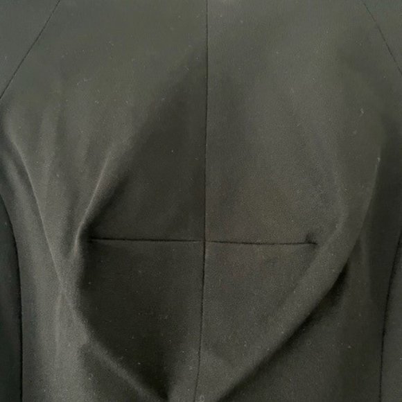 Banana Republic Bi-Stretch V-Back Sheath Dress Black Size 0 - Picture 2 of 4